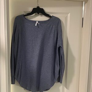 Dreamers Heather Blue Long Sleeve Top